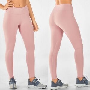 FABLETICS Powerhold Rose Pink Leggings - Medium